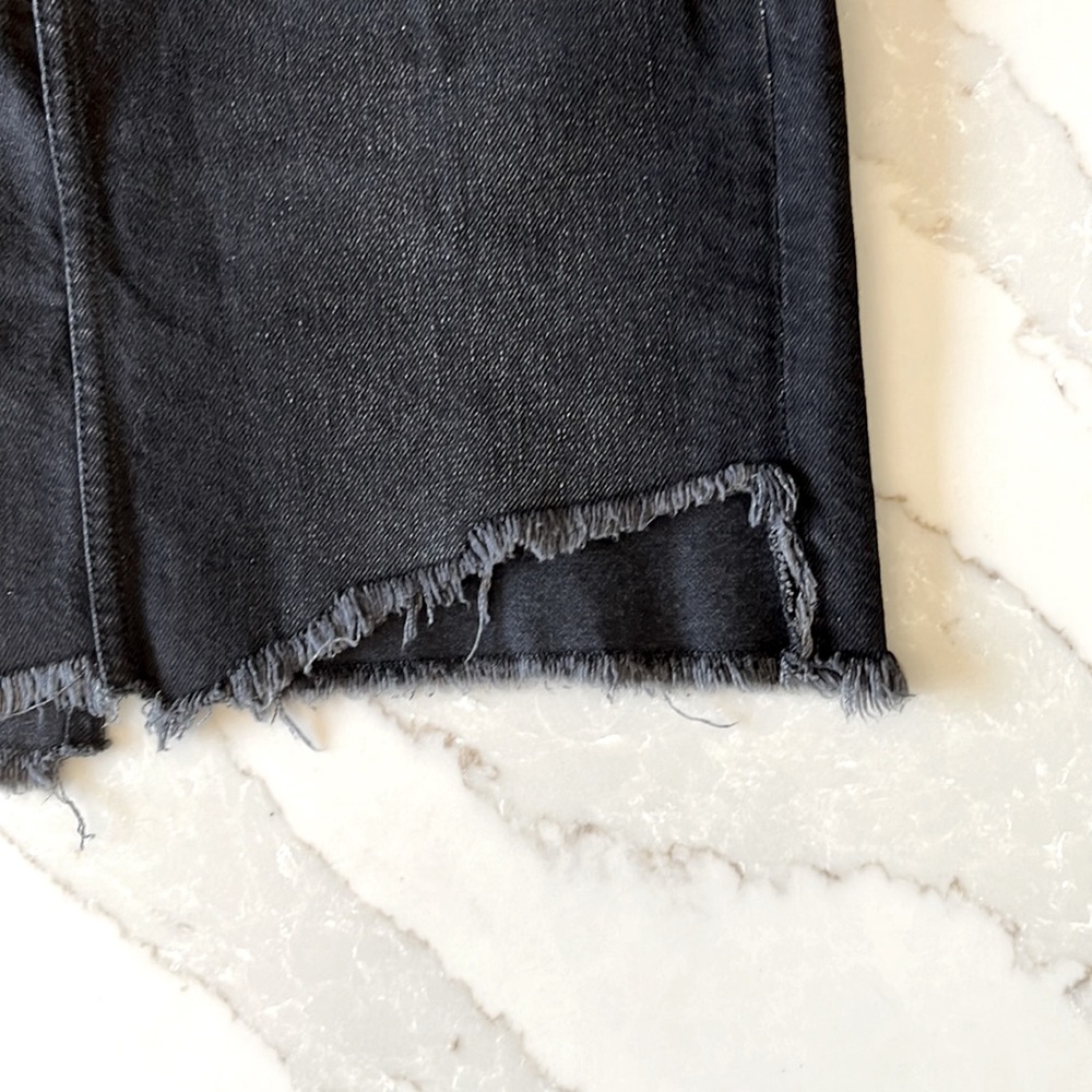 &DENIM by H&M Skirt Distressed, Raw Hem 4 - Picture 5 of 6